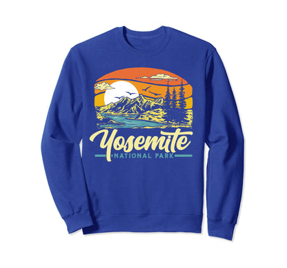 Yosemite National Park 80S Sweatshirt - Fun Novelty Design Unisex