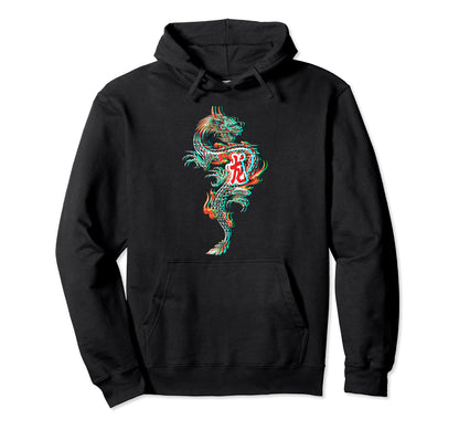 Samurai Grunge Dragon Aesthetic Japan Hoodie - Aesthetic Graphic Men Women