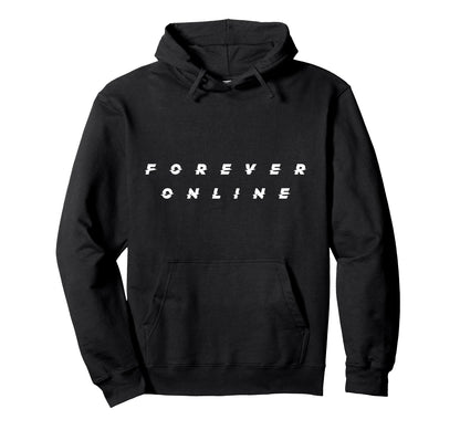 Forever Online Aesthetic Vaporwave Hoodie - Novelty Apparel Unisex