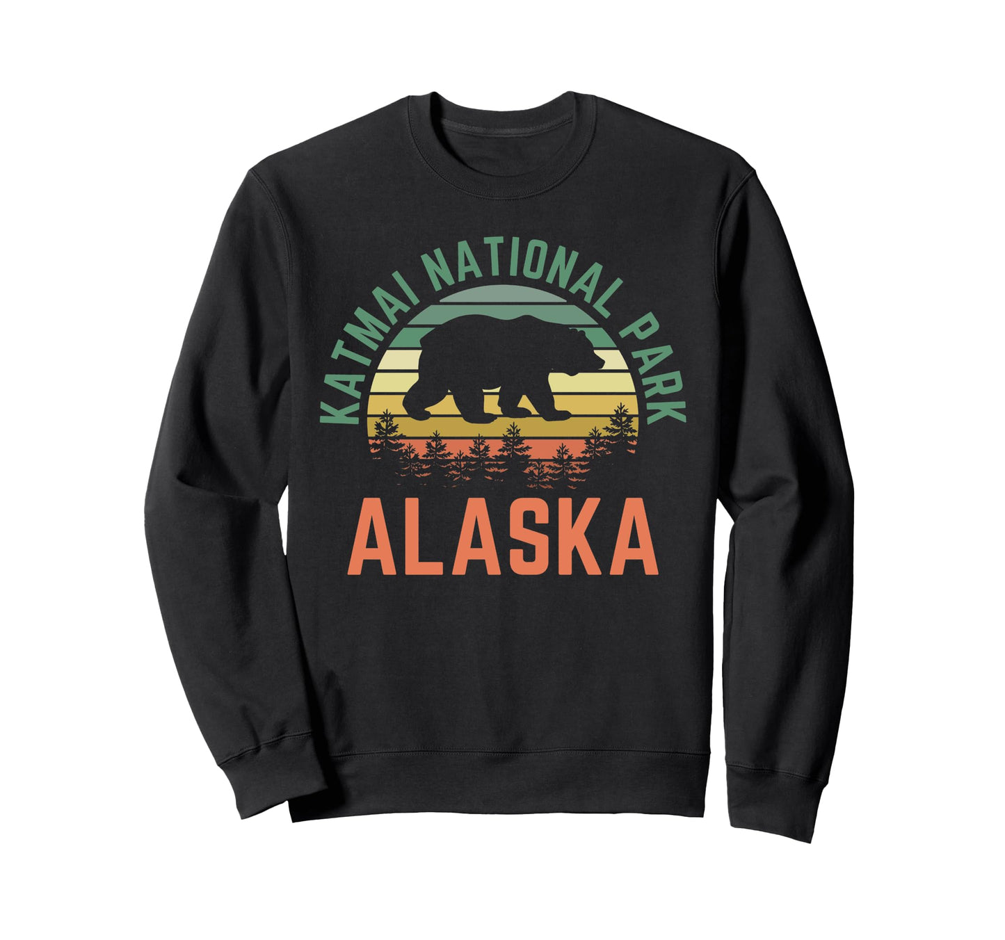 Katmai National Park Alaska Usa Hoodie - Fun Novelty Design Men Women