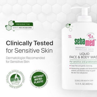Sebamed Liquid Face and Body Wash 1000ml