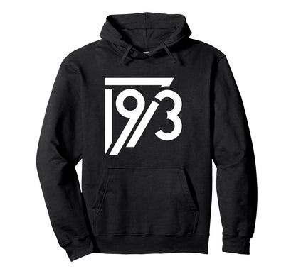 1973 Birthday Grunge Alternative Hoodie - Fun Novelty Design Unisex