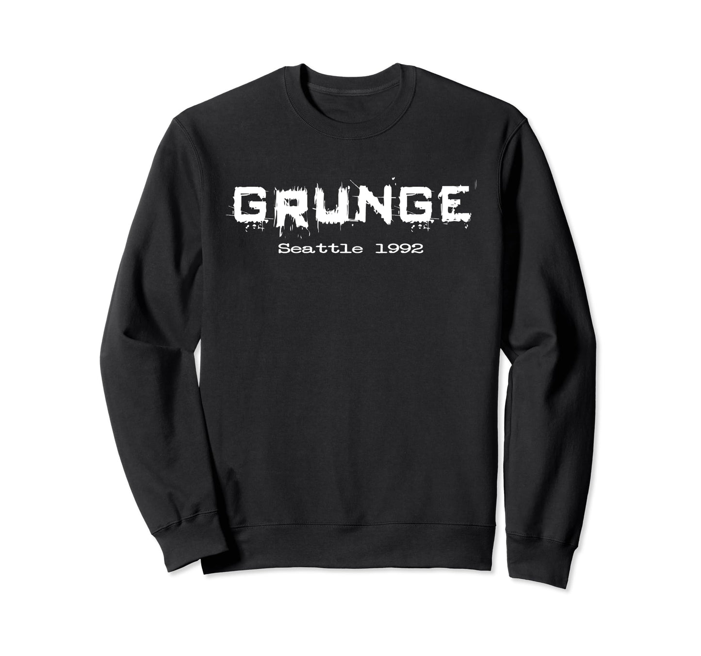 Grunge Seattle 1992 Alternative 90S Sweatshirt - Custom Art Print Unisex