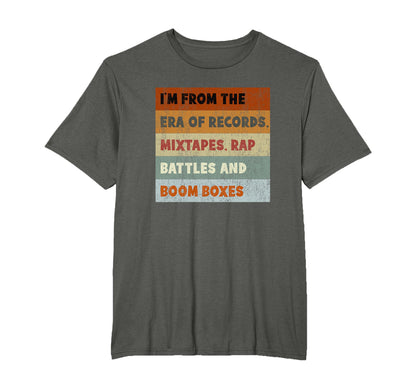 Old School 80S Hip Hop Mixtapes Rap T-Shirt - Aesthetic Graphic Unisex