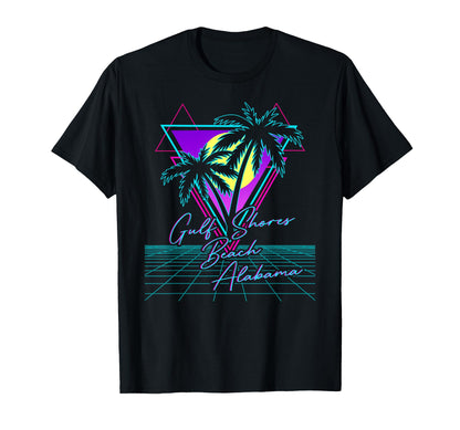 Gulf Shores Beach Alabama Trip 80S T-Shirt - Aesthetic Graphic Unisex