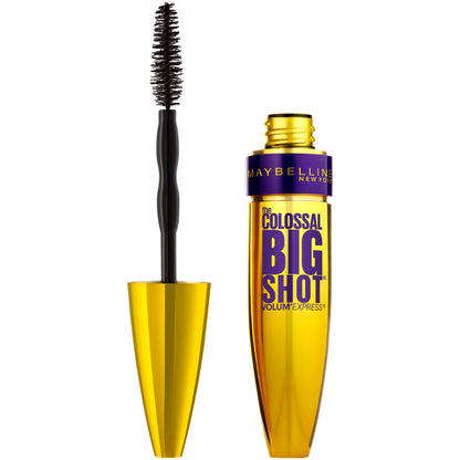 Maybelline Colossal Big Shot Mascara - Volumizing Very Black 9.5ml for Dramatic Lashes