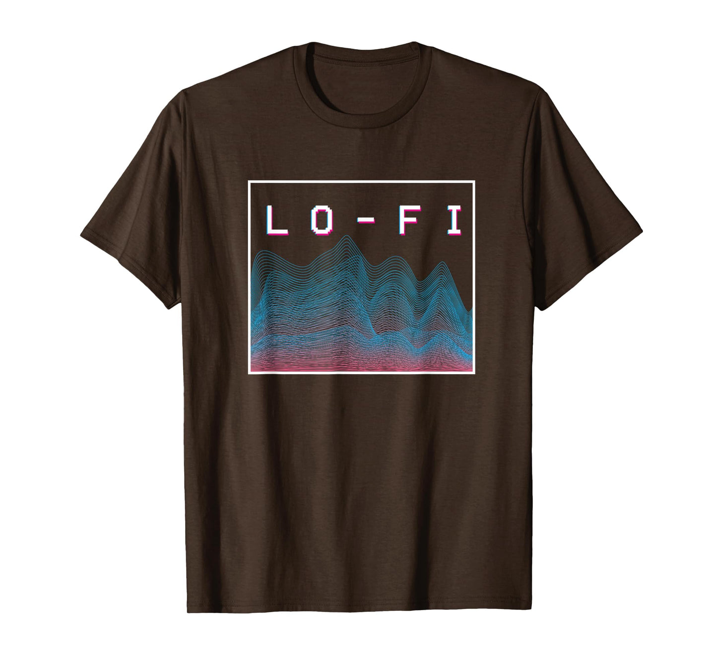 Lo Fi Hip Hop Soundwave Vaporwave T-Shirt - Fun Novelty Design for Adults