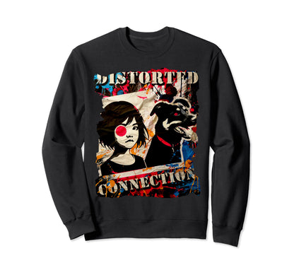 Funny And Dog Graffiti Grunge 90S Sweatshirt - Aesthetic Graphic Unisex