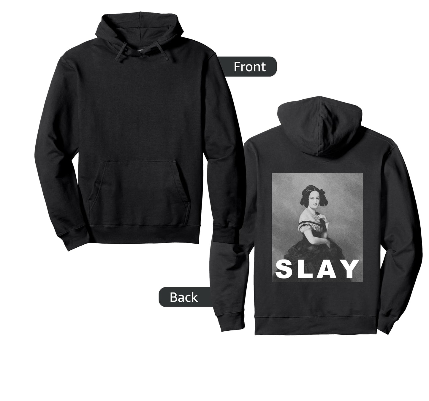 Slay Grunge Aesthetic 80S 90S Indie Hoodie - Unique Graphic Unisex