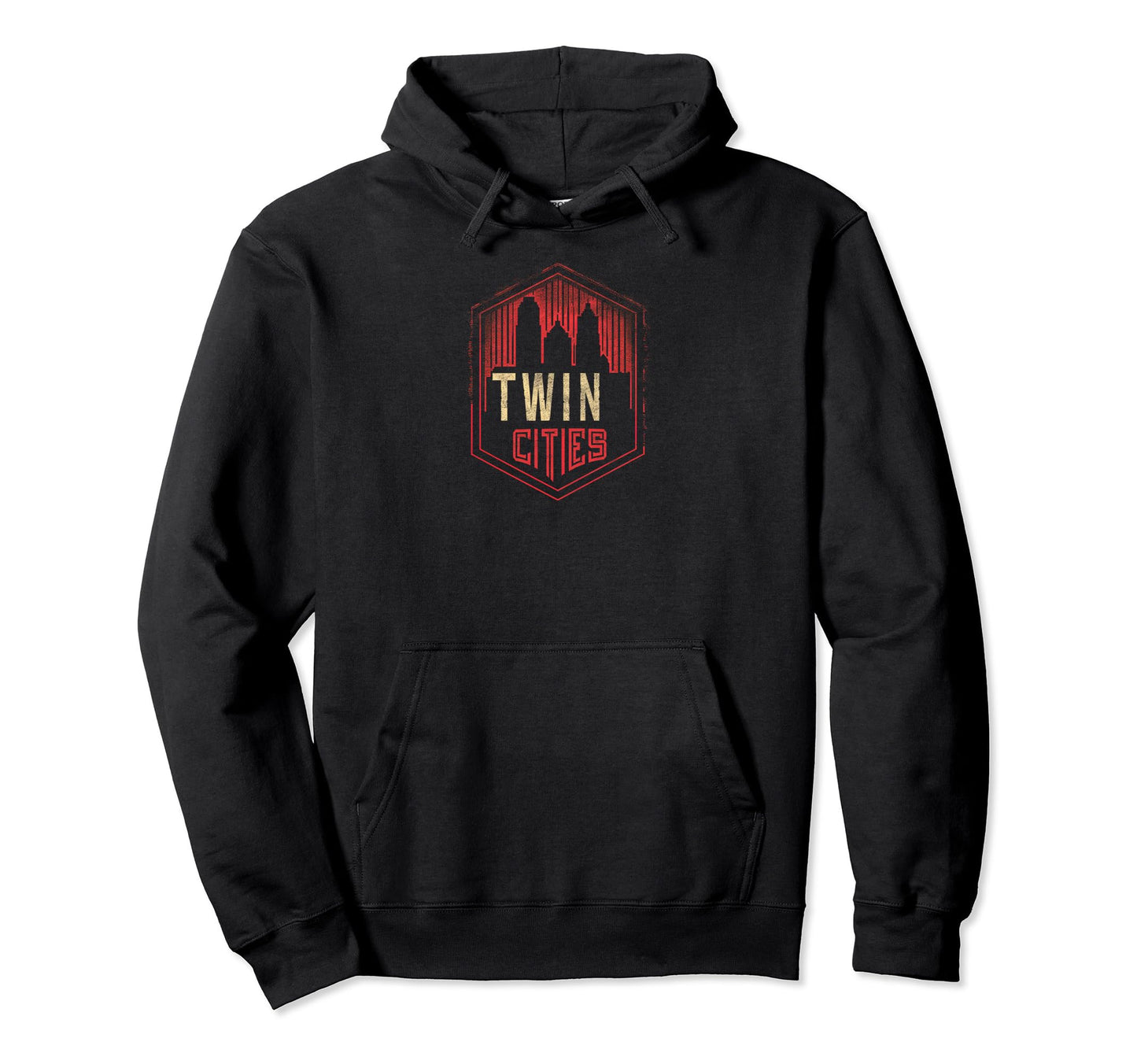 Twin Cities Grit 90S Grunge Urbandecay Hoodie - Minimalist Print Unisex