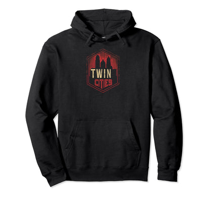 Twin Cities Grit 90S Grunge Urbandecay Hoodie - Minimalist Print Unisex