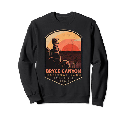 Bryce Canyon National Park Utah Sweatshirt - Fun Novelty Design Unisex