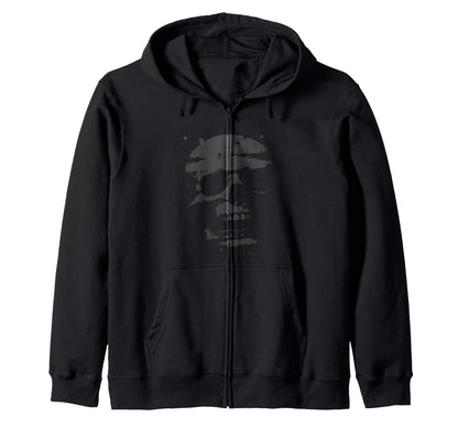 Skull Grunge Gothic Alt Y2K Aesthetic Sweatshirt - Novelty Apparel Unisex