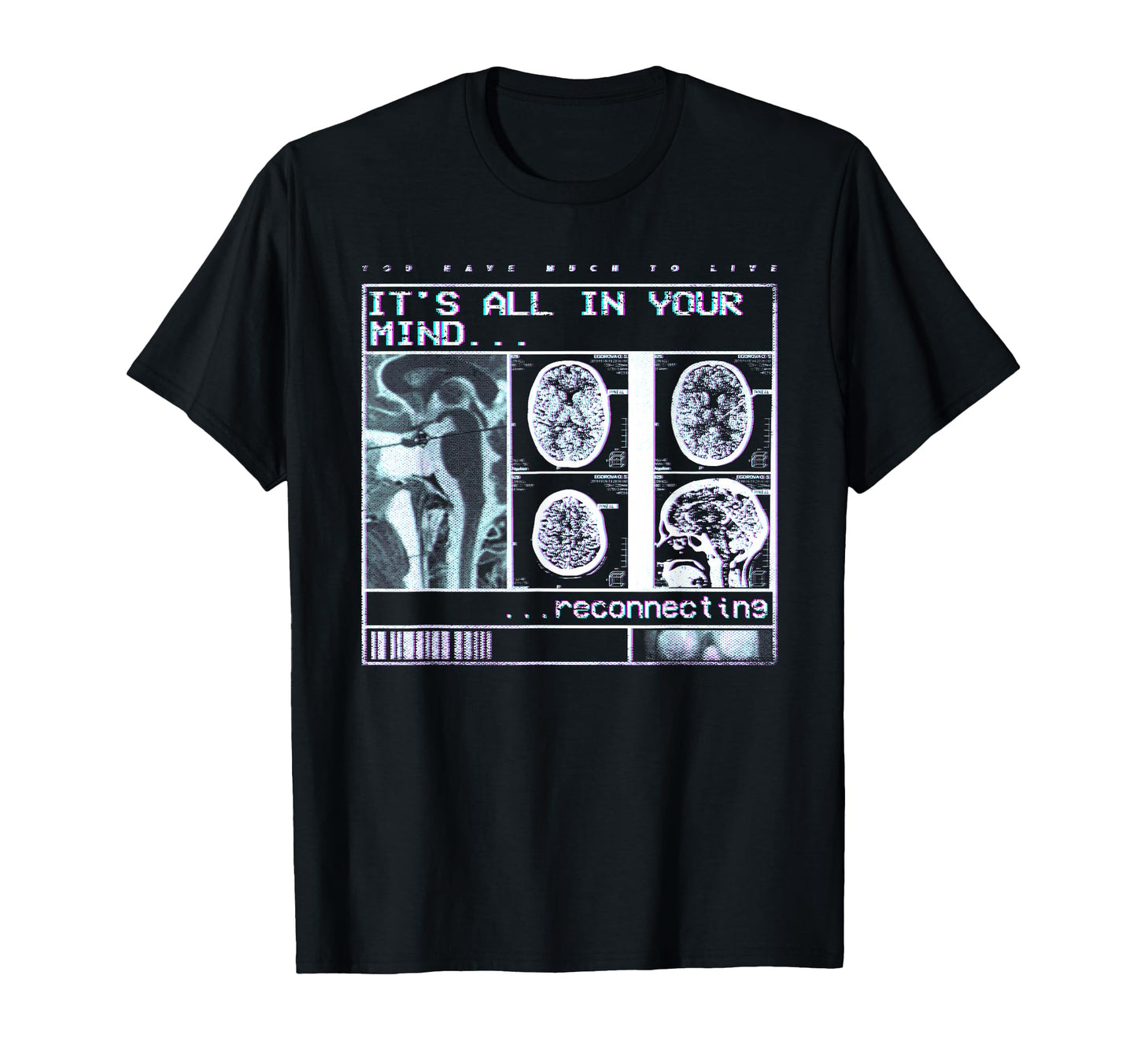 Its All Your Mind Vaporwave T-Shirt - Aesthetic Graphic for Adults