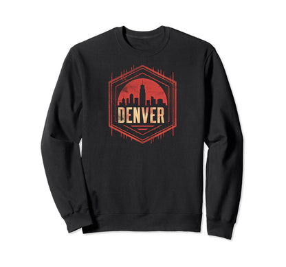Denver Grit 90S Grunge Urbandecay Sweatshirt - Novelty Apparel for Adults