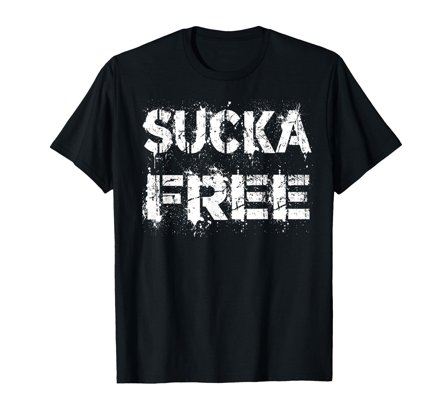 Hip Hop Fresh Sucka Free Old School T-Shirt - Custom Art Print Men Women
