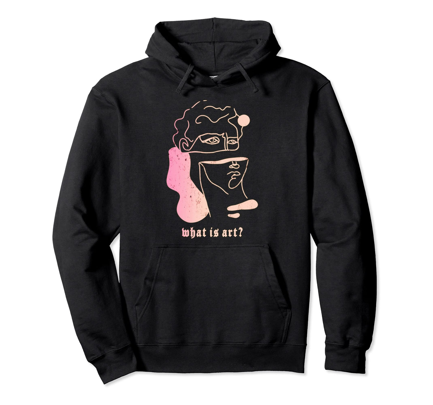 Michelangelo Vaporwave E E Hoodie - Fun Novelty Design for Adults