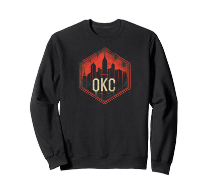 Okc Grit 90S Grunge Urbandecay Sweatshirt - Casual Everyday Wear Unisex