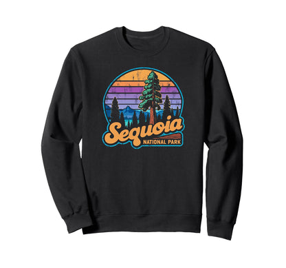 Sequoia National Park Sunset Sweatshirt - Streetwear Style for Adults
