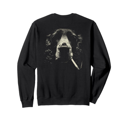 English Cocker Spaniel Smoking Sweatshirt - Streetwear Style Men Women