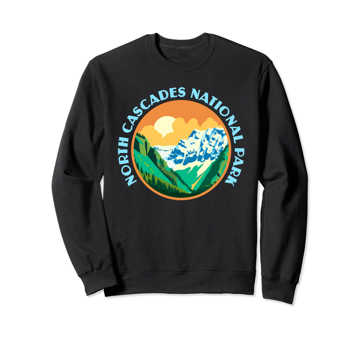North Cascades National Park Wpa Sweatshirt - Novelty Apparel Men Women
