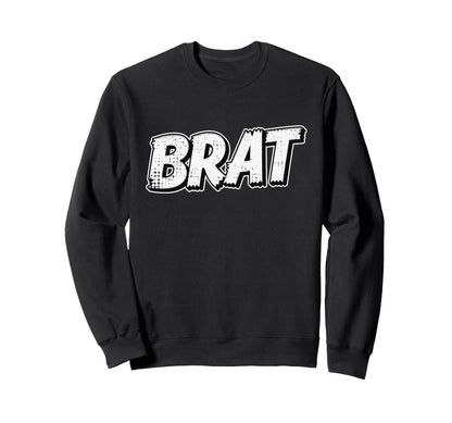 Brat Y2K Aesthetic 90S Punk Star Sweatshirt - Novelty Apparel Unisex