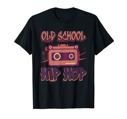 Old School Hip Hop 80S 90S Graffiti T-Shirt - Aesthetic Graphic for Adults