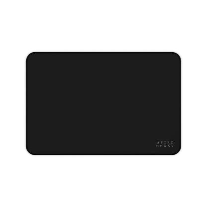 AFTRZ MMXXV Sleek Black Desk Mat with Textured Surface