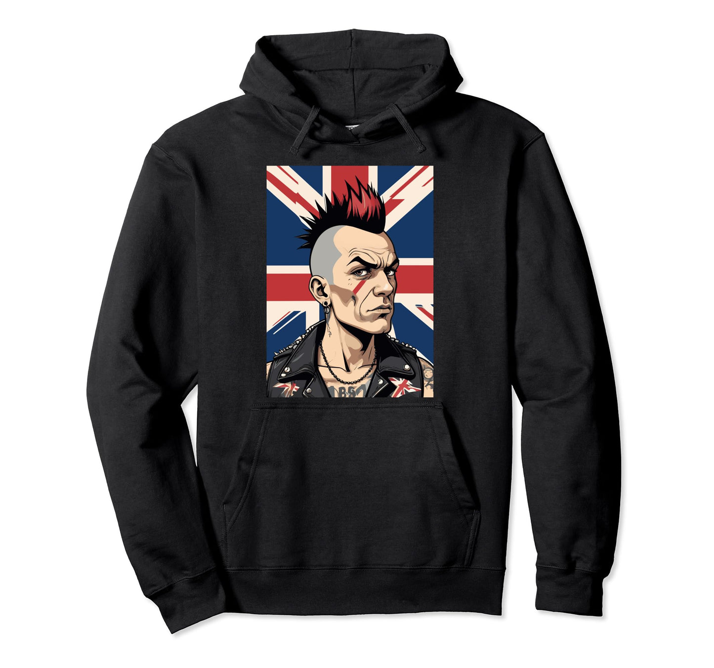 Punk Rock Alternative Grunge Diy Punk Hoodie - Unique Graphic for Adults