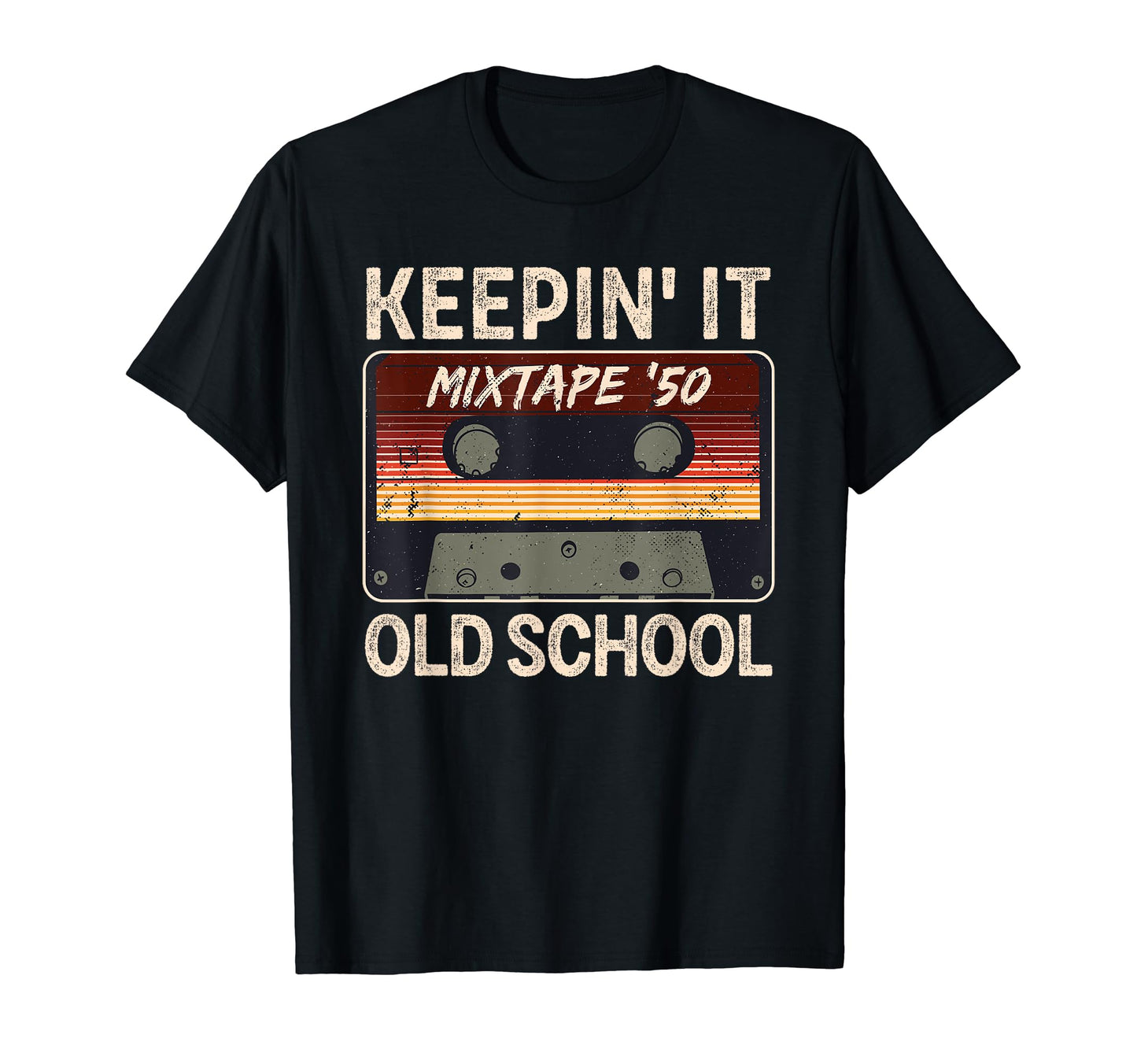 Old School Hip Hop 80S 90S Mixtape T-Shirt - Novelty Apparel for Adults
