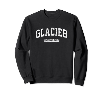 Glacier National Park Sports Sweatshirt - Custom Art Print for Adults