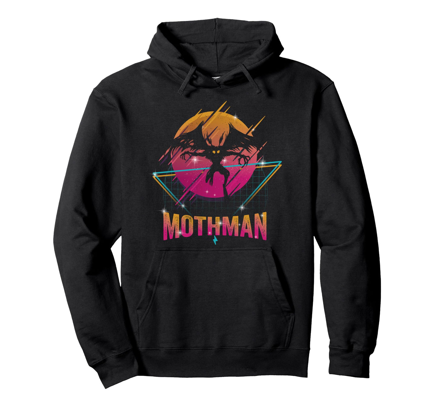 Vaporwave Aesthetic Mothman Hoodie - Casual Everyday Wear Men Women