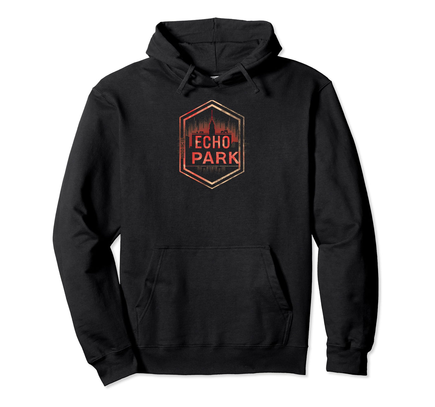Echo Park Grit 90S Grunge Urbandecay Mens Hoodie - Unique Graphic Unisex