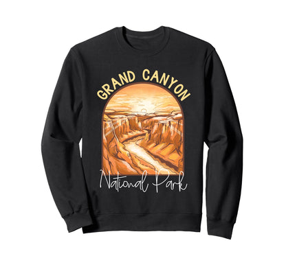 Grand Canyon National Park Mountain Sweatshirt - Custom Art Print Unisex