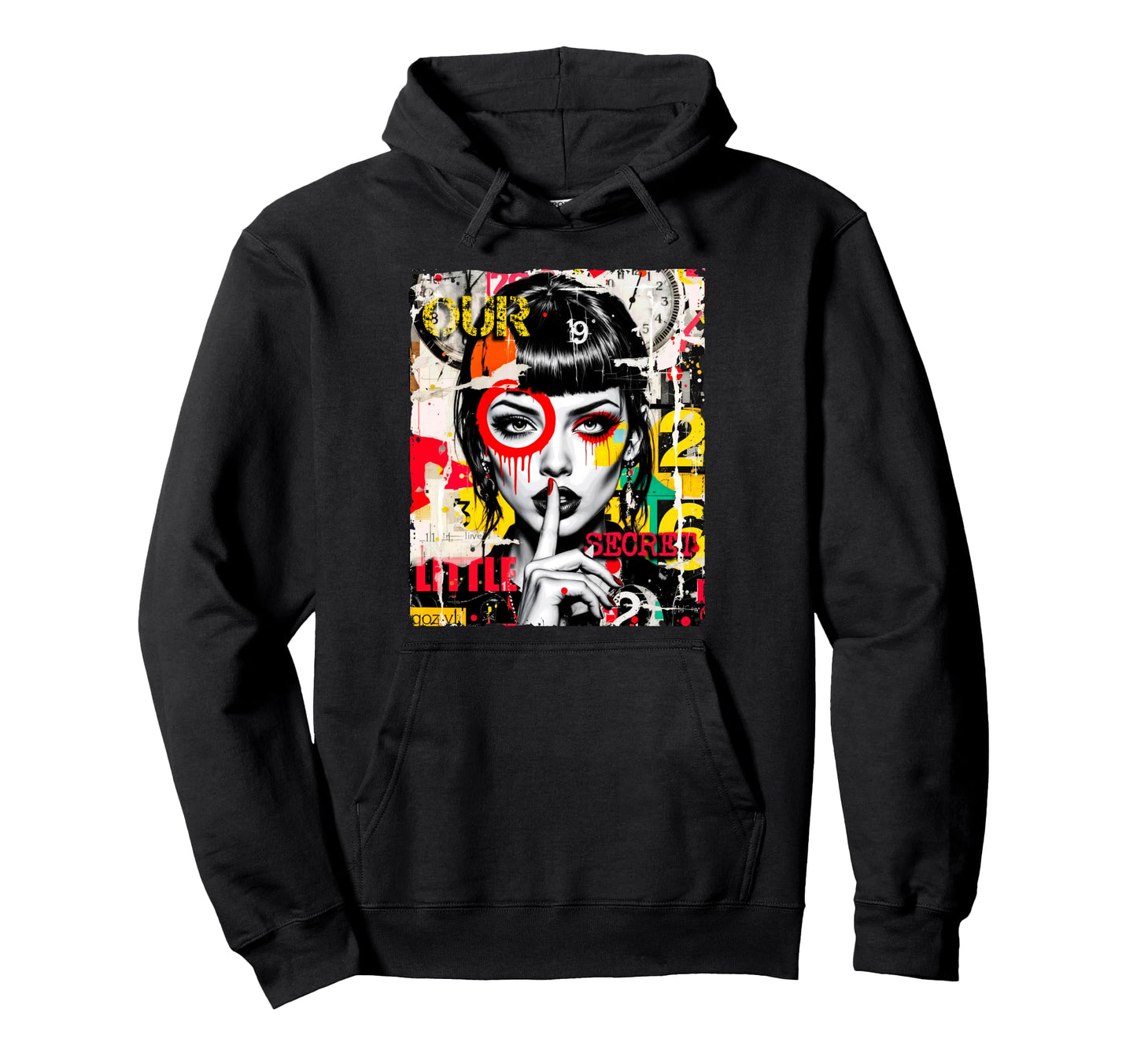 Grunge Pop Art Punk Street Art 90S Aesthetic Hoodie - Unique Graphic Unisex