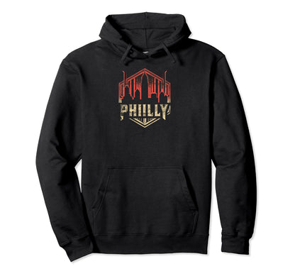 Philly Grit 90S Grunge Urbandecay Hoodie - Fun Novelty Design Men Women