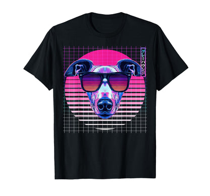 Greyhound Sunglasses Iggy Dog T-Shirt - Casual Everyday Wear for Adults