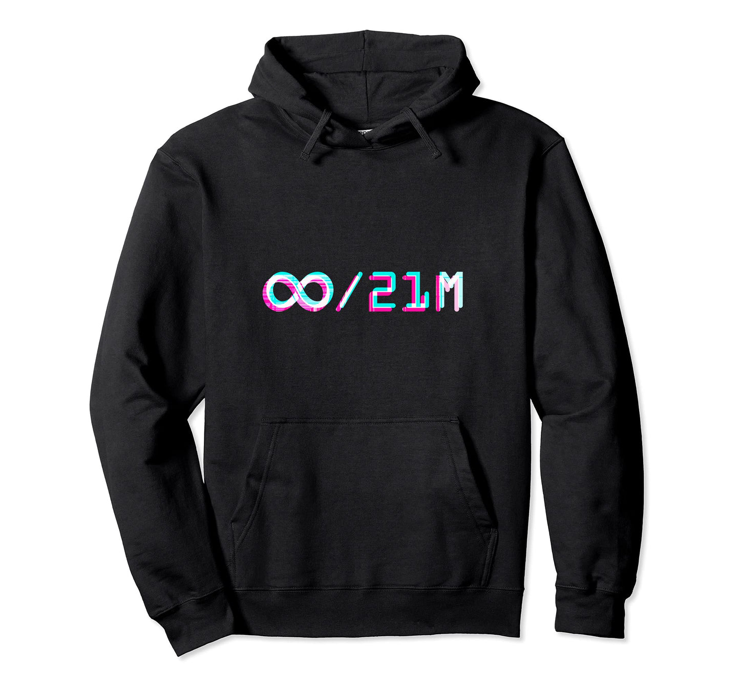 Btc Vaporwave Glitch 90S Soft Grunge Hoodie - Streetwear Style Unisex