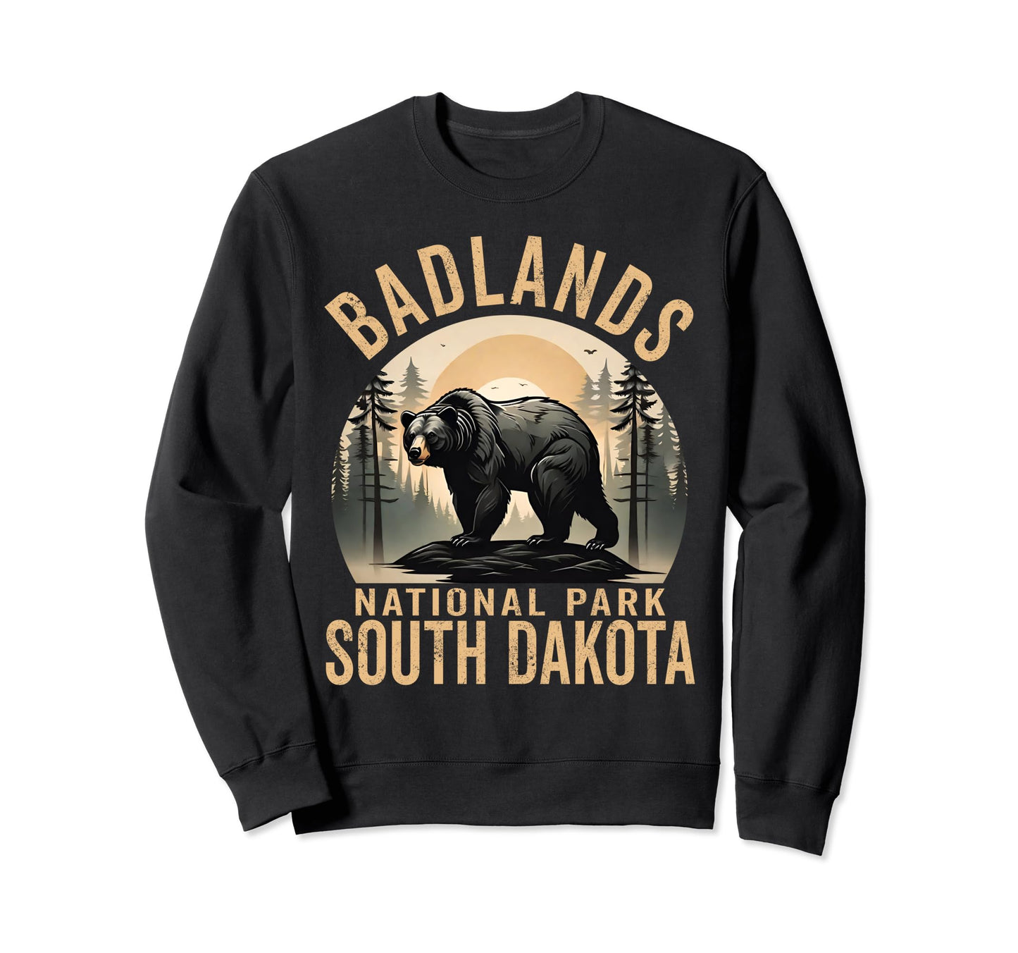 Badlands National Park South Sweatshirt - Casual Everyday Wear Unisex