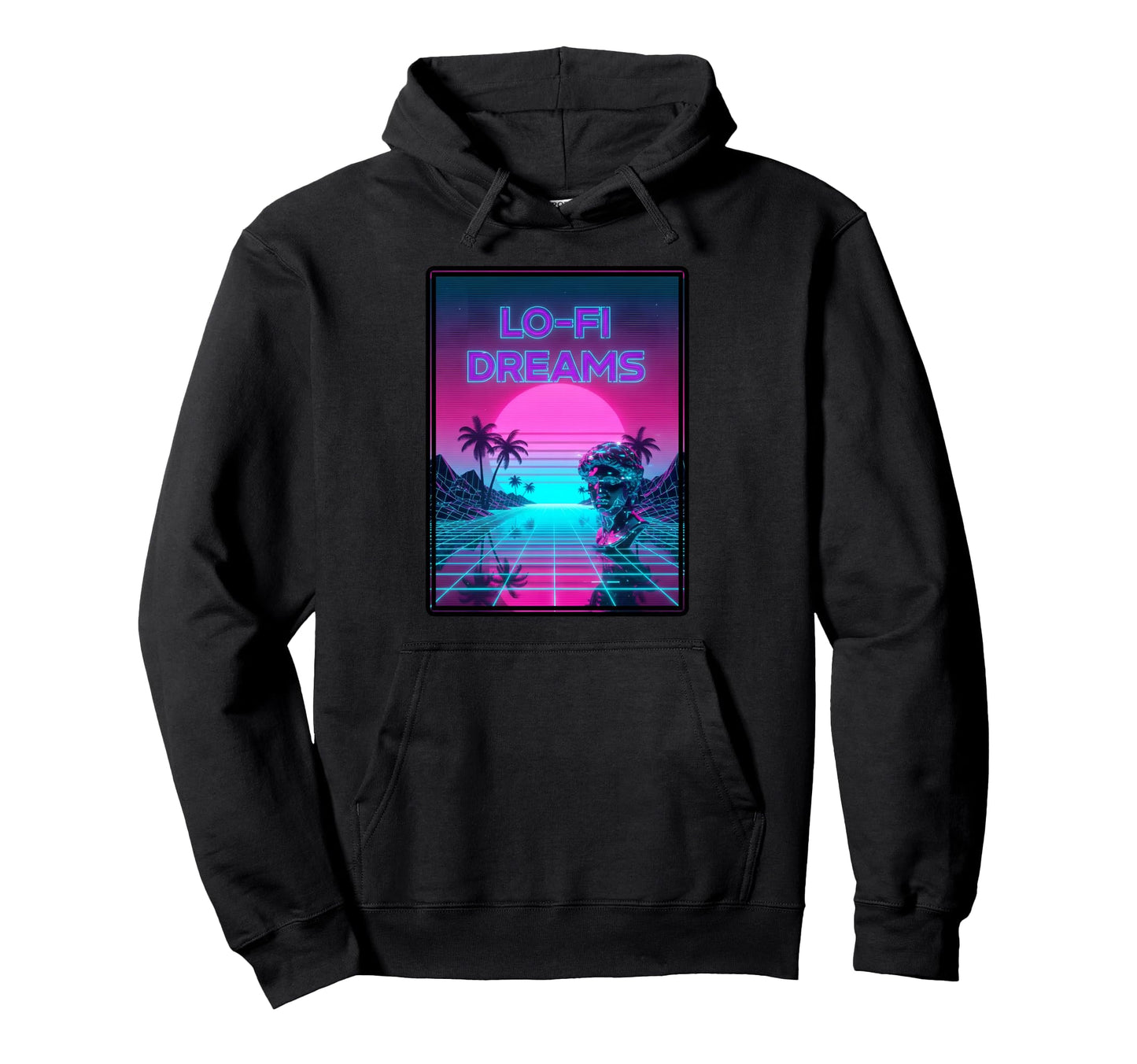 Lo Fi Dreams Vaporwave 80S Aesthetic Hoodie - Unique Graphic Unisex