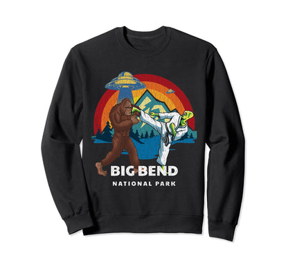 Big Bend National Park Bigfoot Sweatshirt - Casual Everyday Wear Unisex