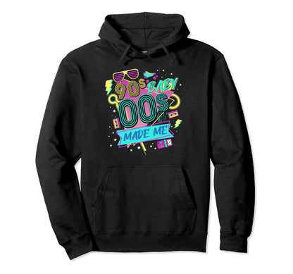 1990S 2000S Made Me Nostalgia Disco Hoodie - Graphic Print Men Women