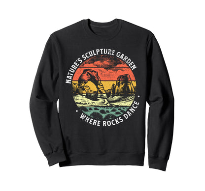 Arches National Park Natures Sculpture Sweatshirt - Graphic Print Unisex