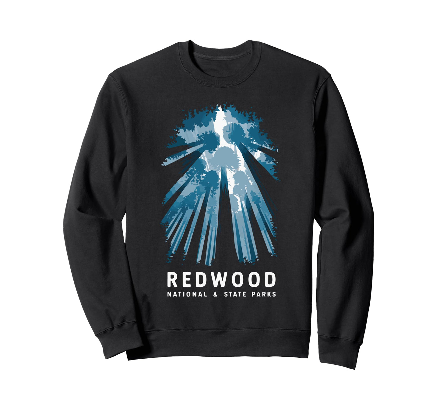 Redwood National State Parks Usa Sweatshirt - Unique Graphic for Adults
