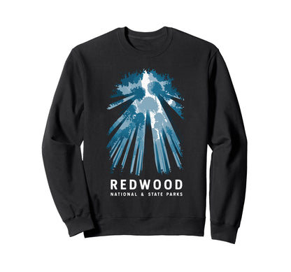 Redwood National State Parks Usa Sweatshirt - Unique Graphic for Adults