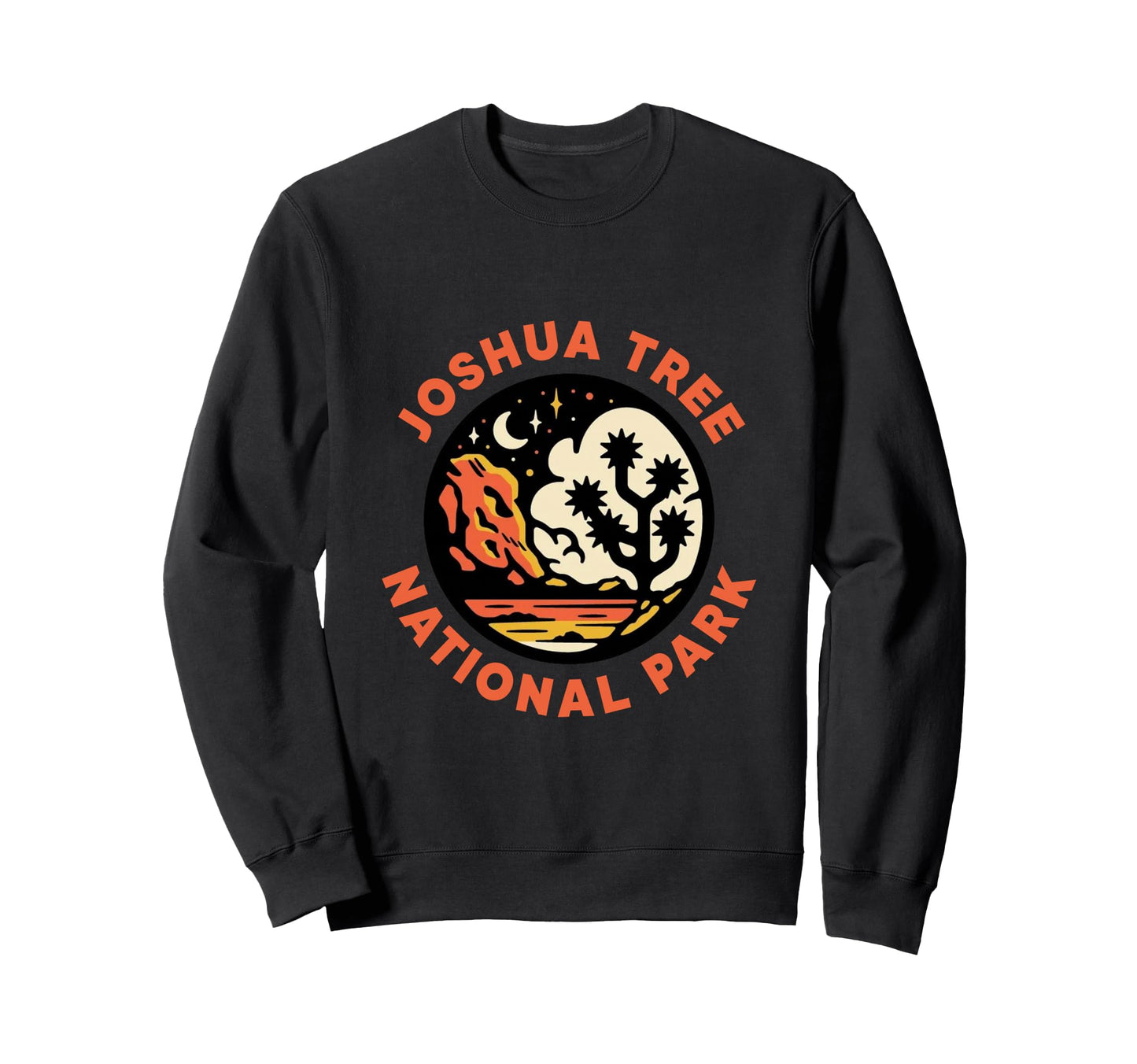 Joshua Tree National Park Night Sweatshirt - Custom Art Print Unisex