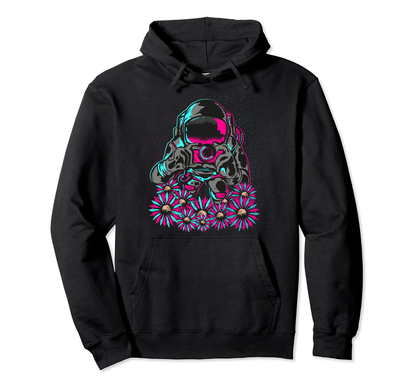 Aesthetic Vaporwave Japan 80S 90S Astronaut Hoodie - Graphic Print Unisex