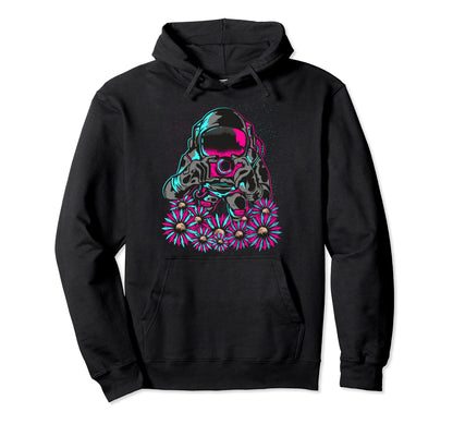 Aesthetic Vaporwave Japan 80S 90S Astronaut Hoodie - Graphic Print Unisex