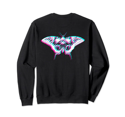 Aesthetic Pastel Goth Butterfly Sweatshirt - Novelty Apparel Men Women