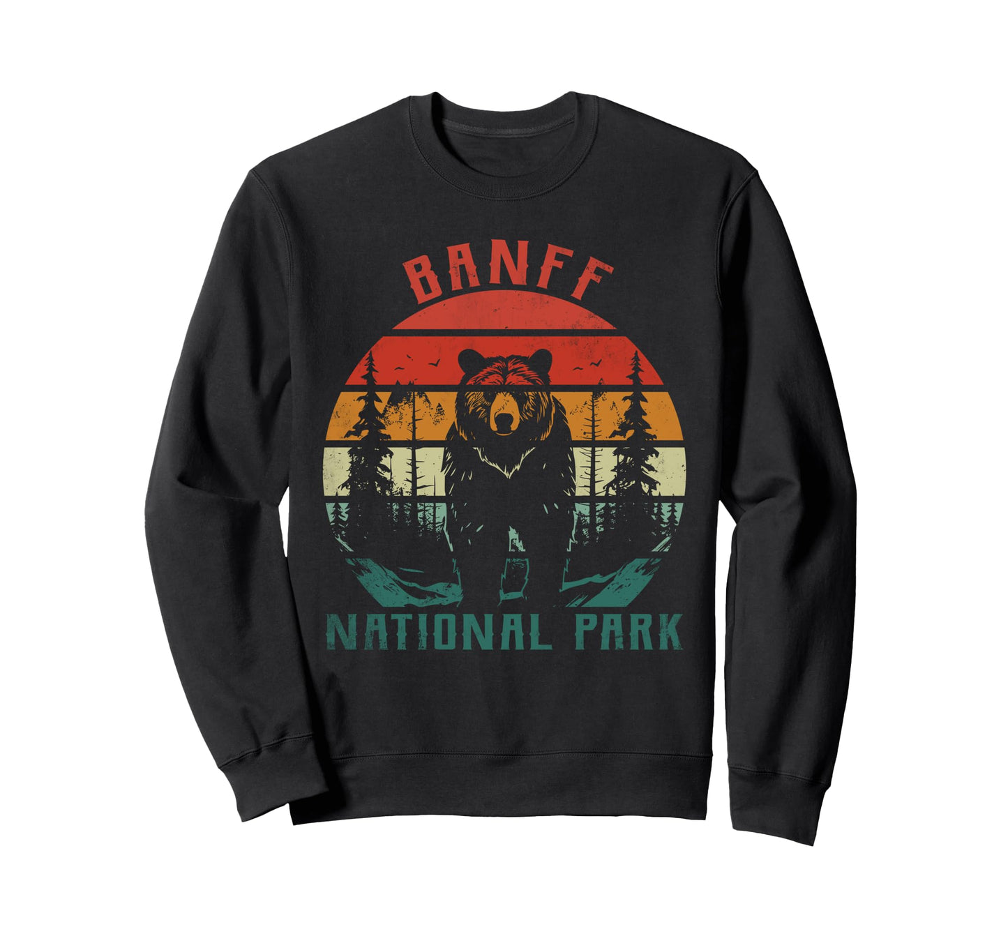 Banff National Park Canada Sweatshirt - Casual Everyday Wear Men Women
